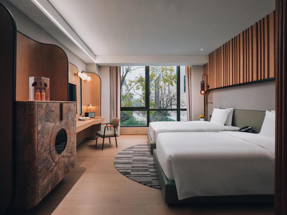Hotel Indigo Hangzhou Uptown,Close To Westlake , Boutique Design Hotel With Freeflow Minibar エクステリア 写真